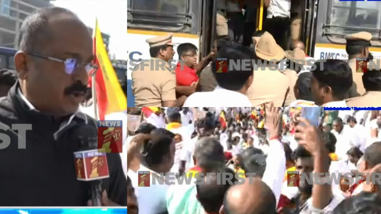 AIRPORT TAXI DRIVER PROTEST