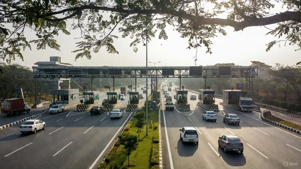 BARRIER FREE HIGHWAY TOLL COLLECTION SYSTEM INDI