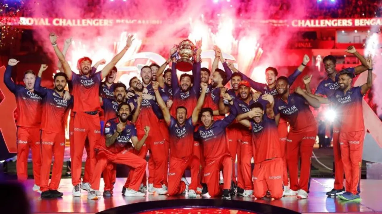 RCB CUP WINNING MOMENTS