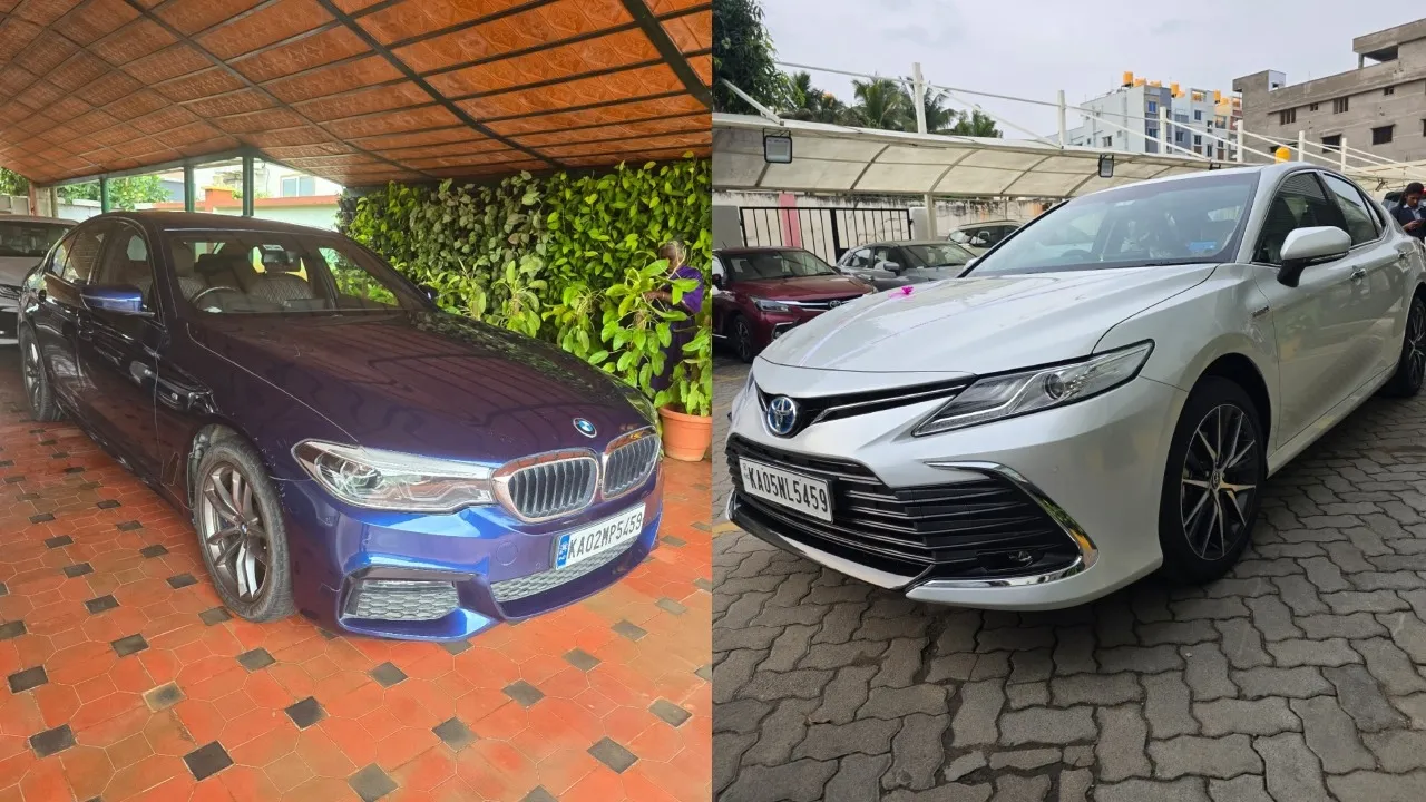 car fire in bengaluru