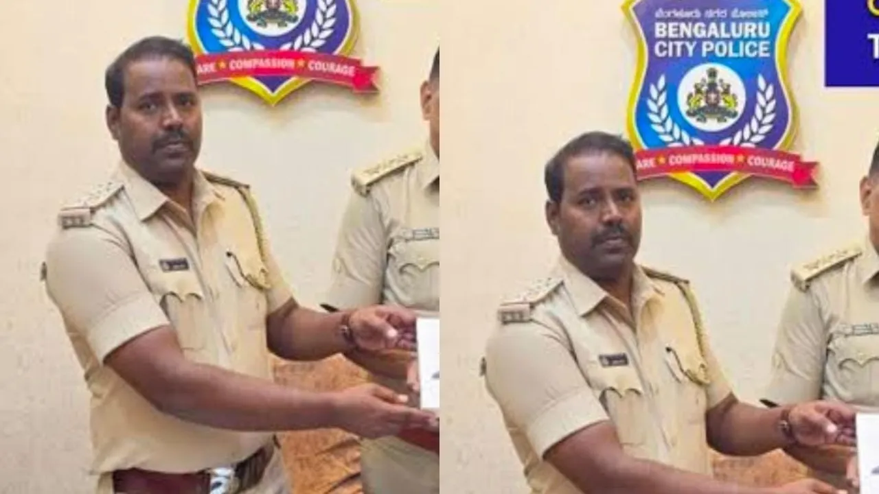 jnanbharathi police inspector suspend