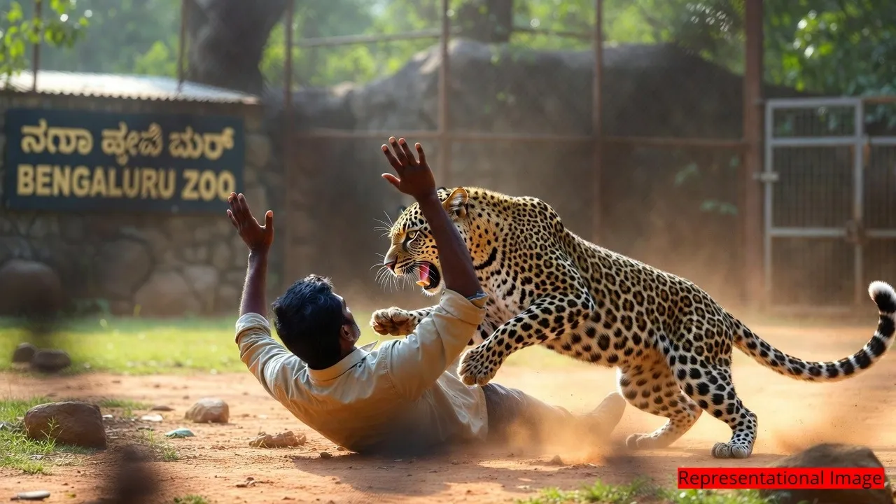 leopard attacks caretaker in bannerghatta zoo