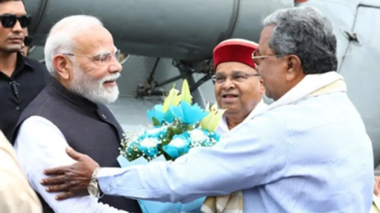 siddaramaiah with modi