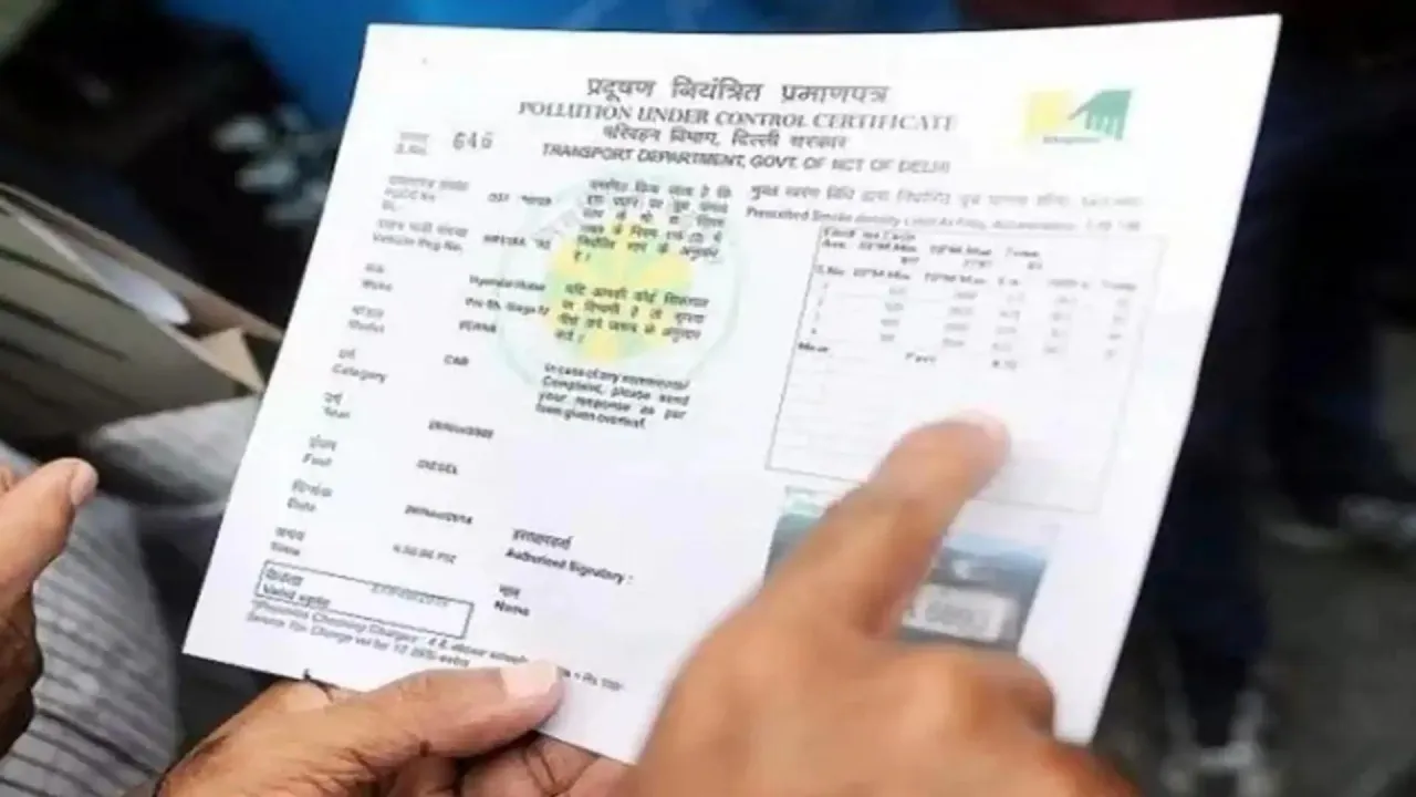 pollution under control certificate
