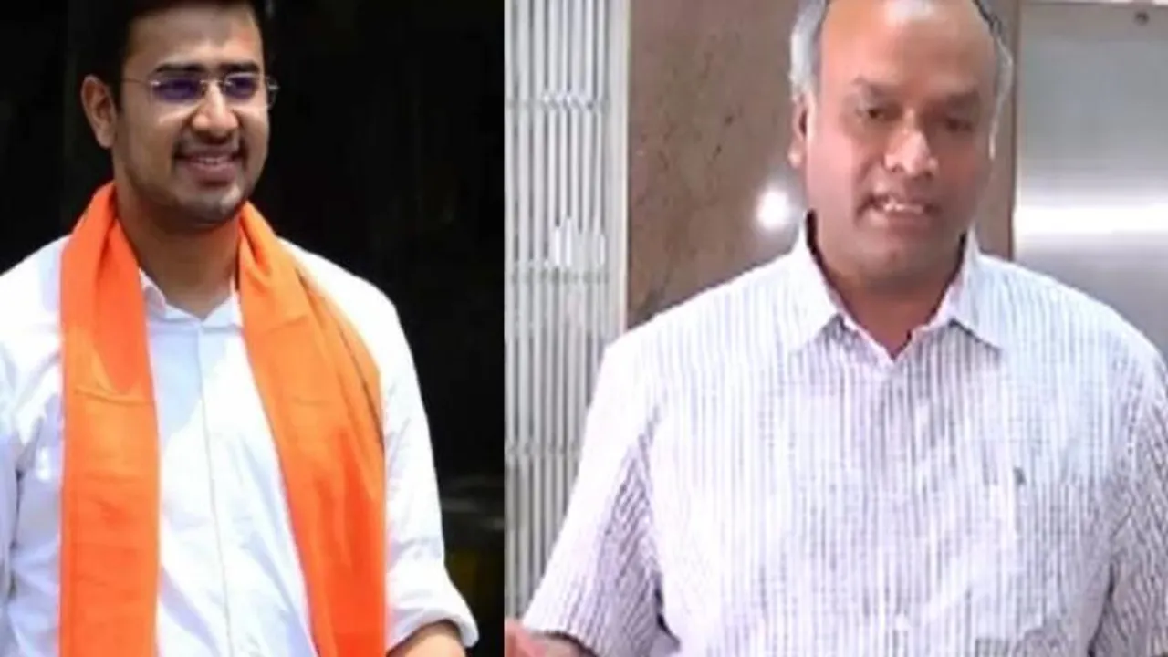 Priyank Kharge and Tejasvi Surya fight it out on Twitter, troll minister and child jibes thrown at each other