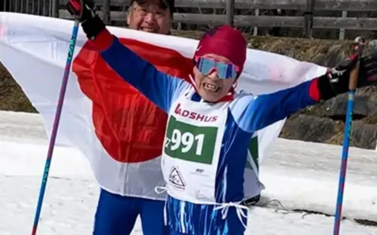 88-year-old woman completes 5 km skiing venture, breaks world record