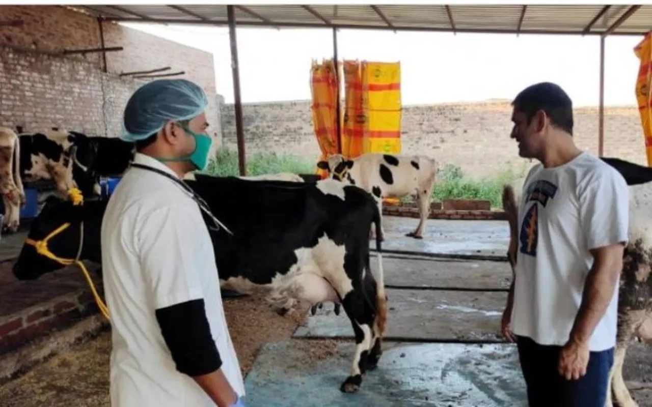 Sneak peek into Dhoni’s farm