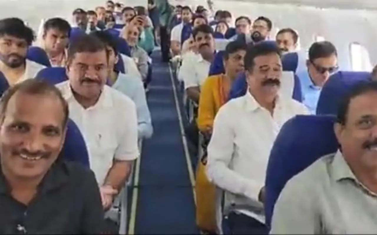 Karnataka: Shivamogga airport receives first domestic flight since inauguration