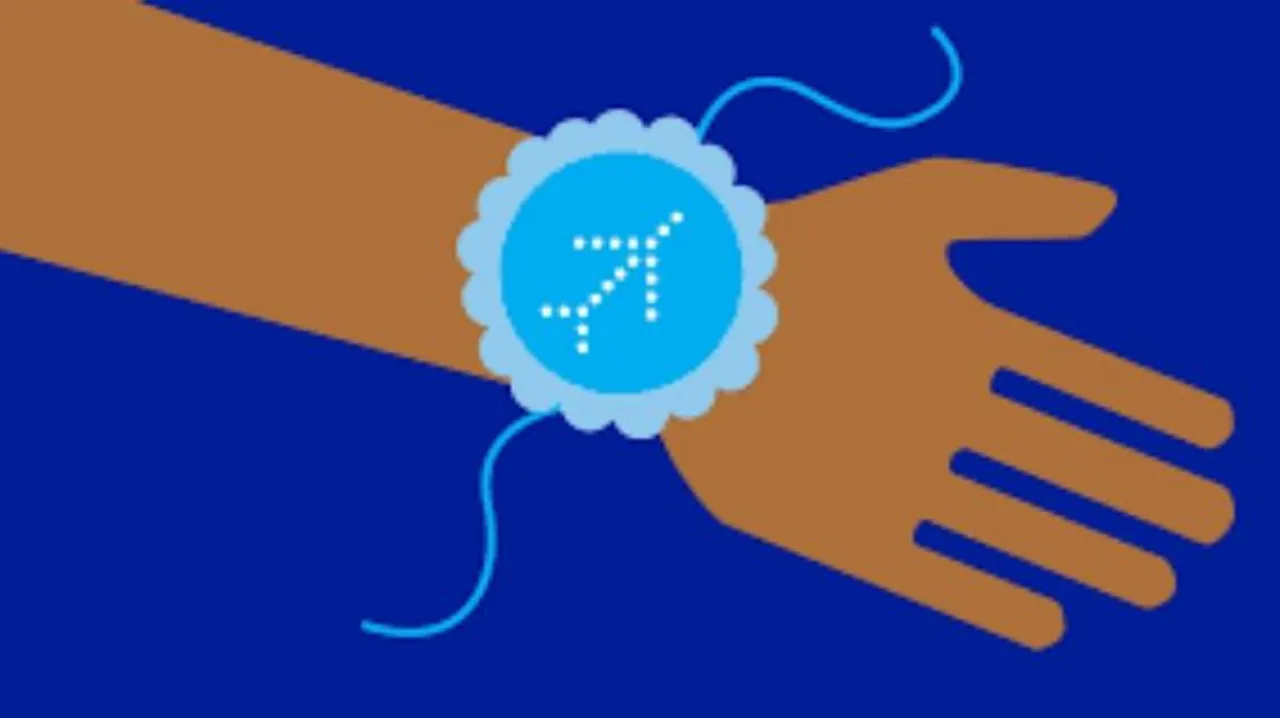 Raksha Bandhan: Onboard an IndiGo flight, cabin crew member celebrates by tying rakhi to her brother, a pilot  