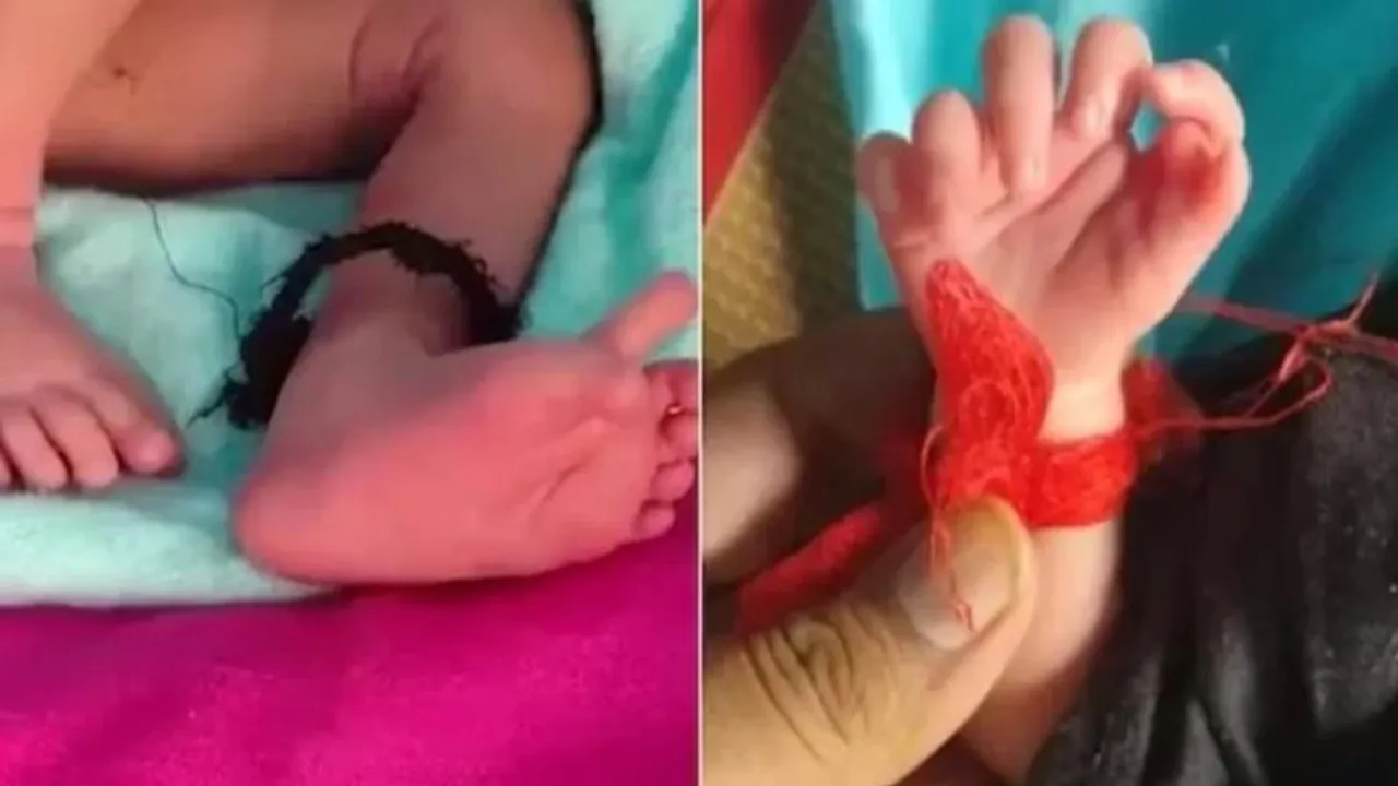 Rajasthan: Newborn with 26 fingers likened to Dholagrah Devi