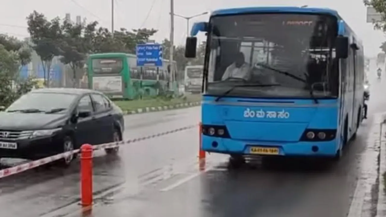Bus priority lanes may be restored along KR Puram and Silk Board post Metro pillar construction