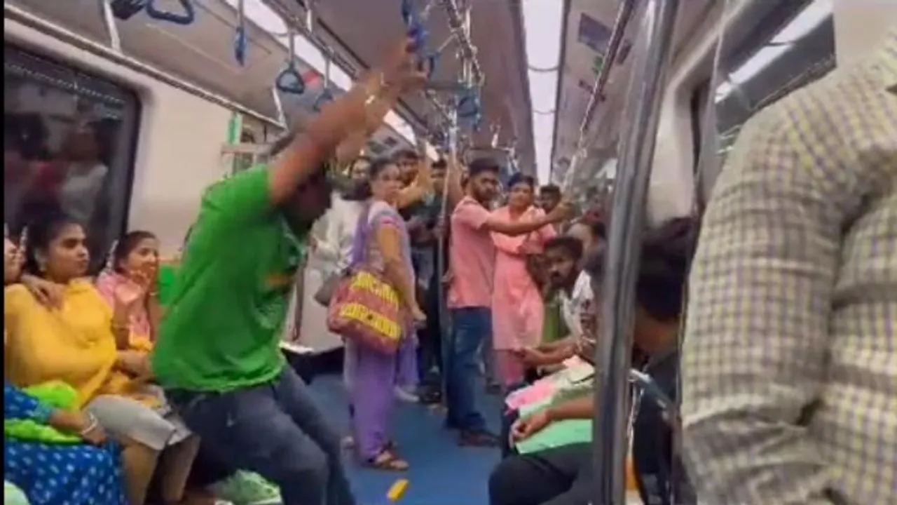 Bengaluru: Prankster creates havoc in metro coach