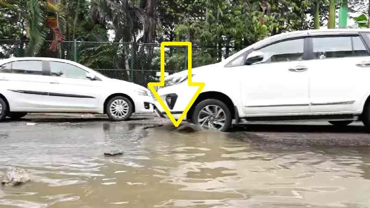 Bengaluru: Water-logging causes traffic jams after heavy rain