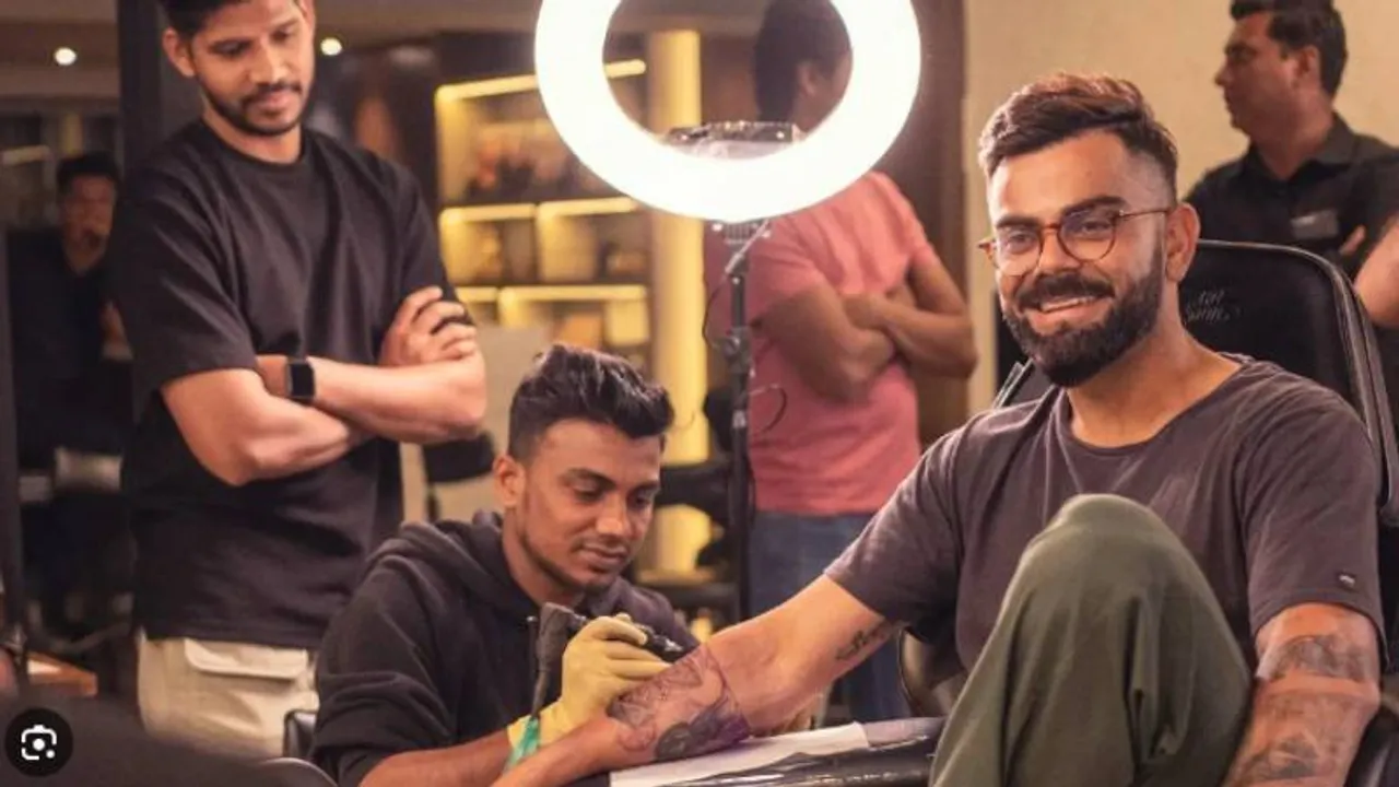 Did you know Kohli got his first tattoo in Bengaluru’s MG Road? 