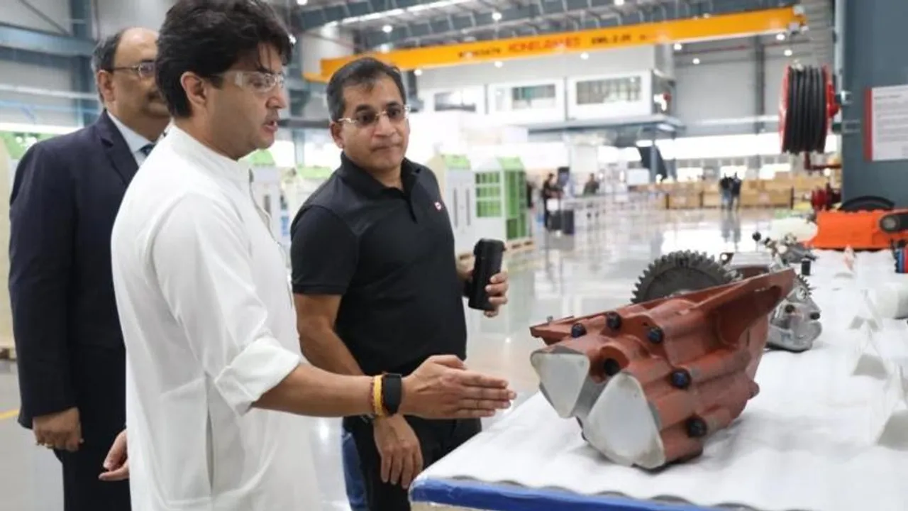 Bengaluru: Scindia visits Boeing's Unique India Campus