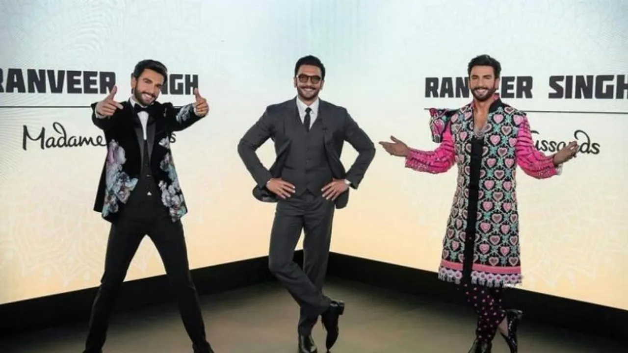 Ranveer confuses fans by posing with Madame Tussads statues