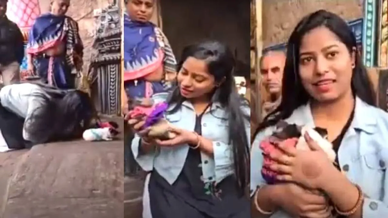 Puri: Woman carries mice along with her to Jagannath temple