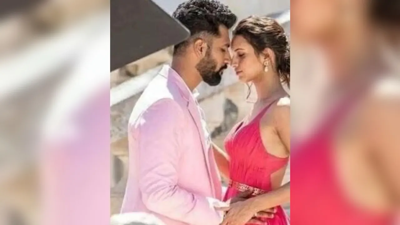 Vicky Kaushal holds 'National Crush' Triptii Dimri in images from Croatia