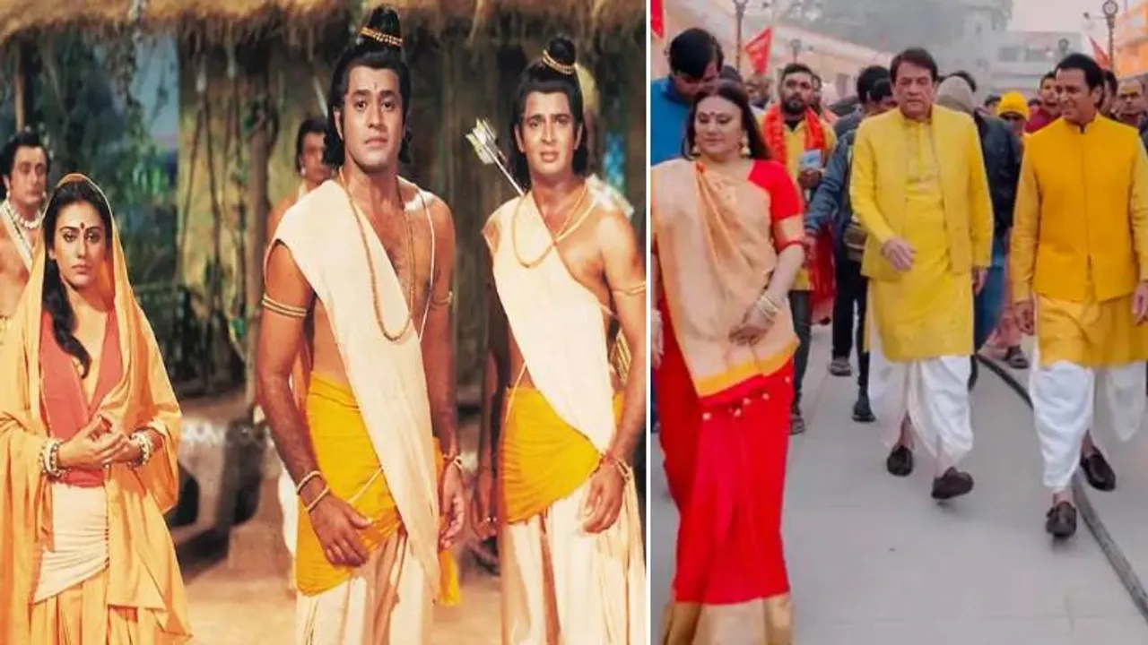 Trip down memory lane: Cast of iconic Ramayan series aired on DD visit Ayodhya 