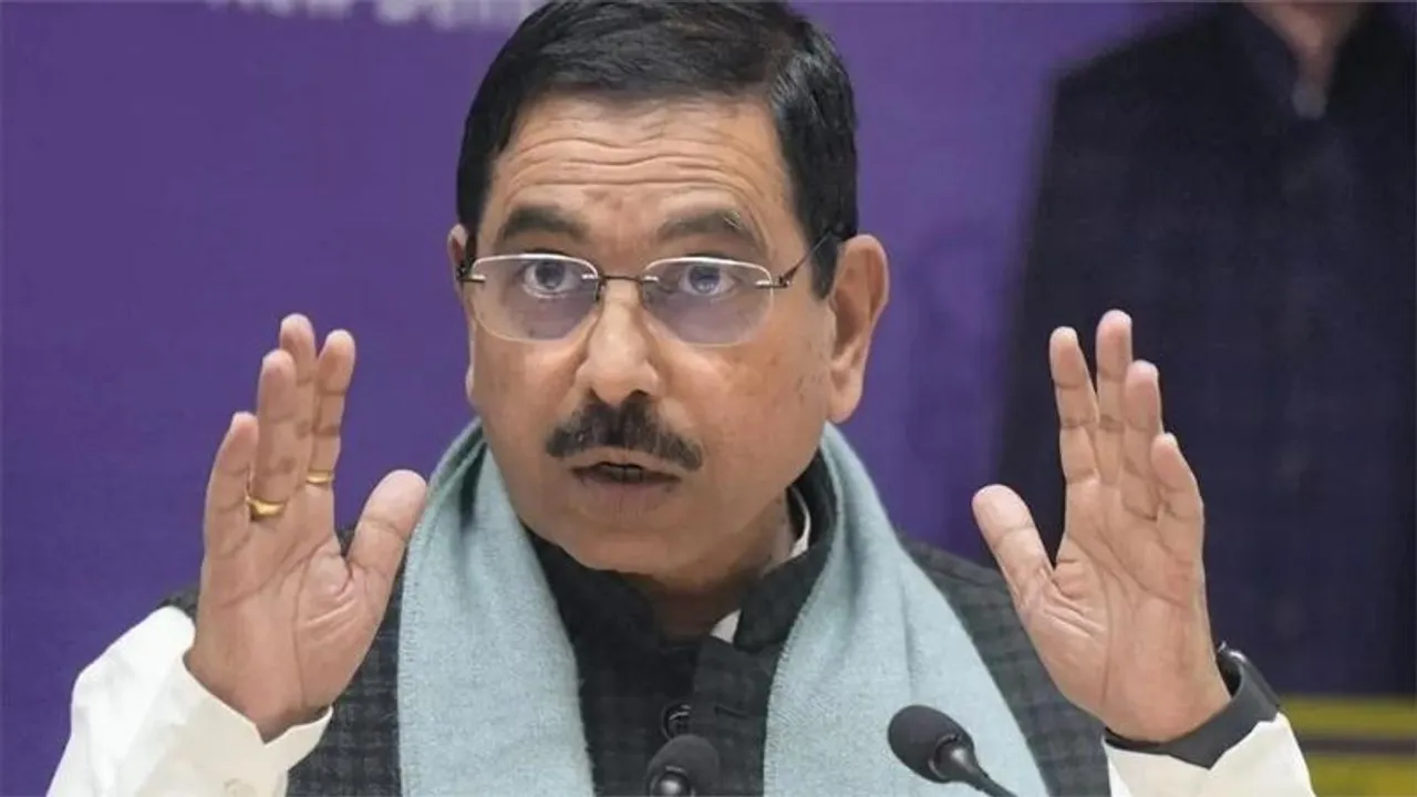 Pralhad Joshi sparks controversy by comparing Karnataka government to ISIS