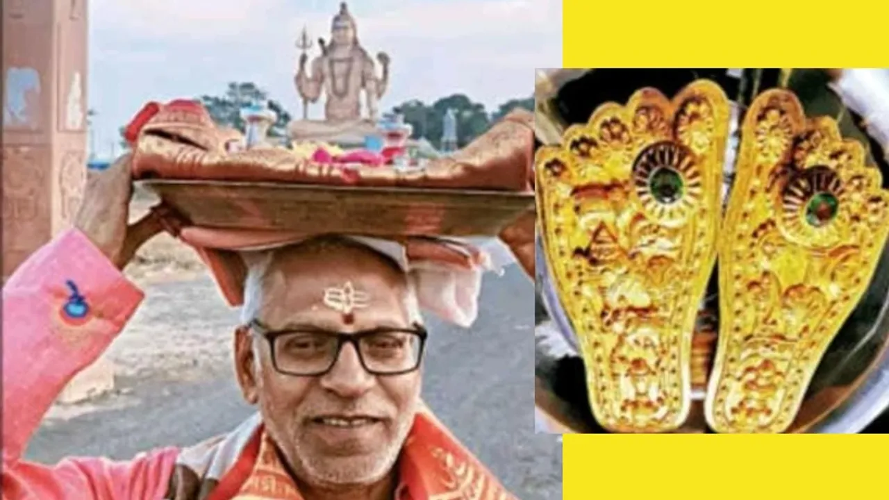 Andhra Pradesh: Man set to embark on 1300 KM journey by foot to Ayodhya