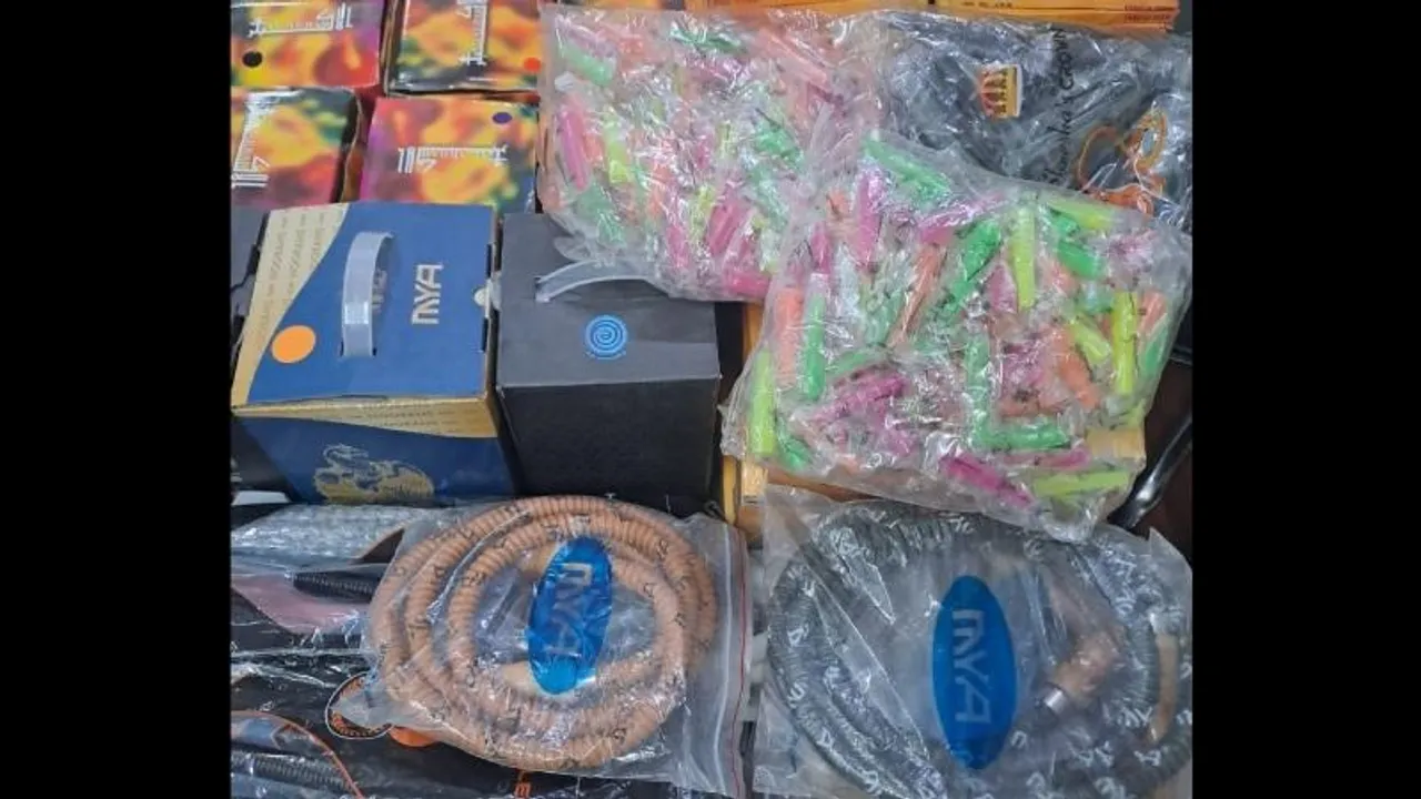 Bengaluru: CCB conducts raids in several hookah bars; Hookah flavours worth Rs 12.5 lakh seized
