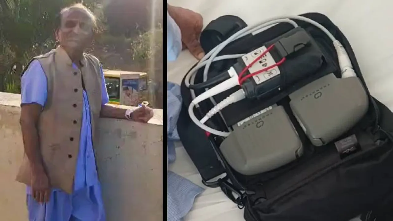 Bengaluru man carries his heart in a bag after landmark surgery costing Rs 1 crore