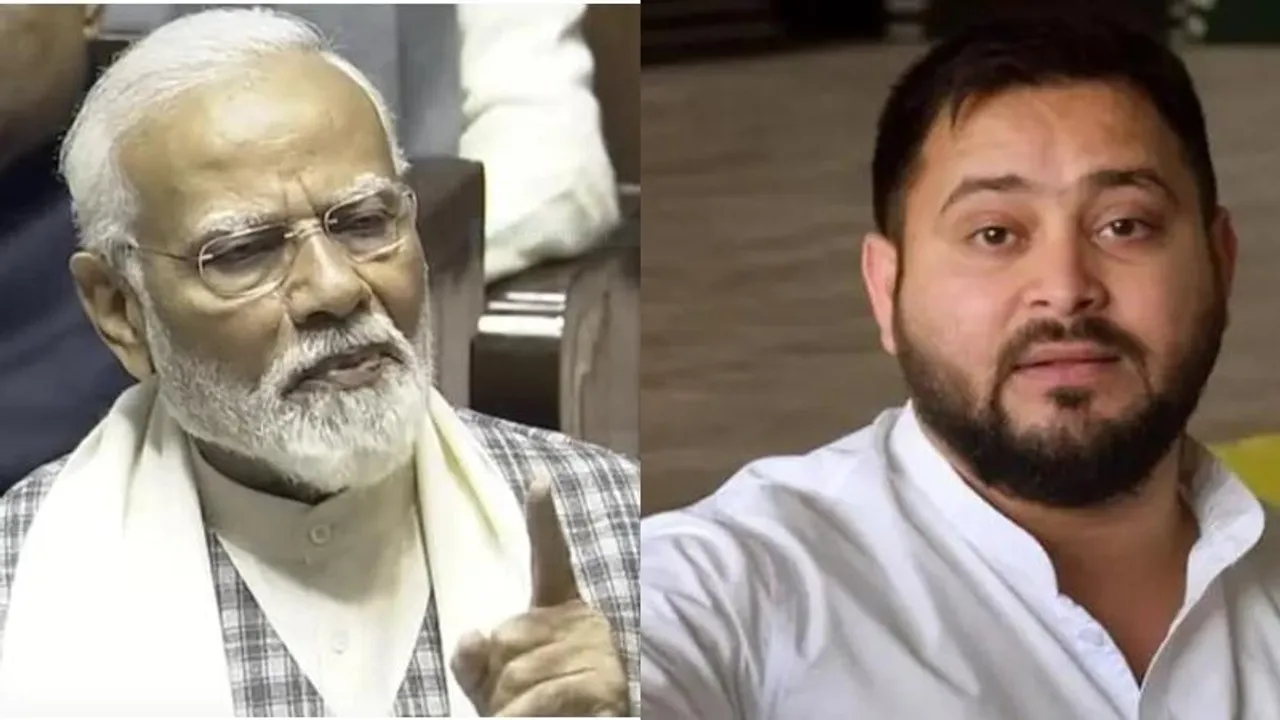 ‘It is unbecoming of a Prime Minister to only talk about temples and mosques,’ ; Tejashwi hits back at PM Modi