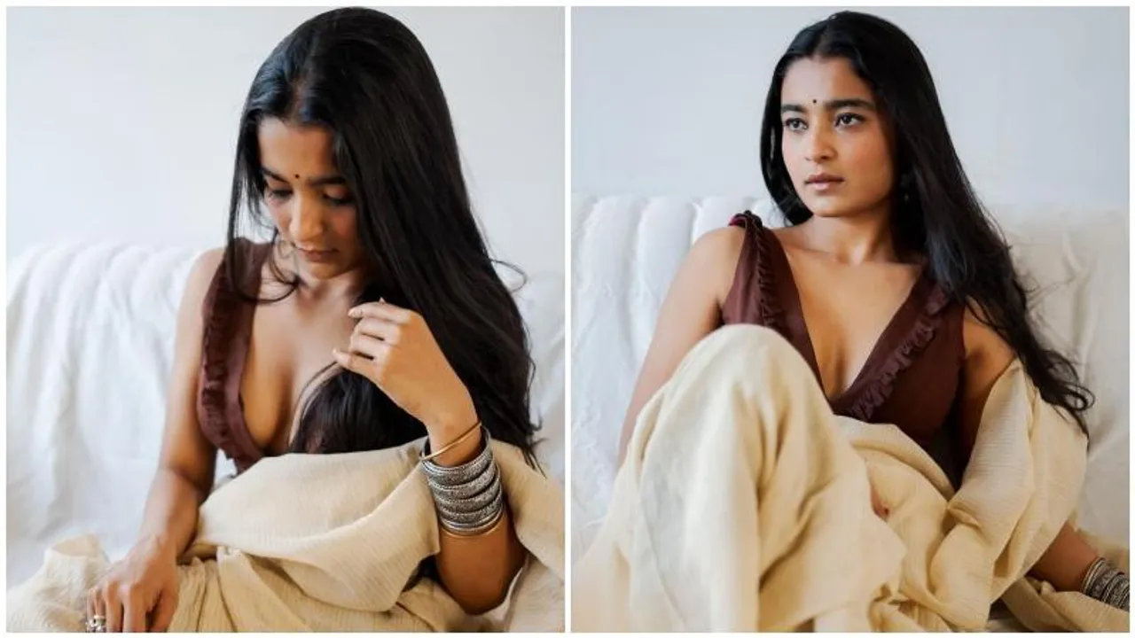 Chaitra Achar oozes oomph in saree; but disables comments on her social account 