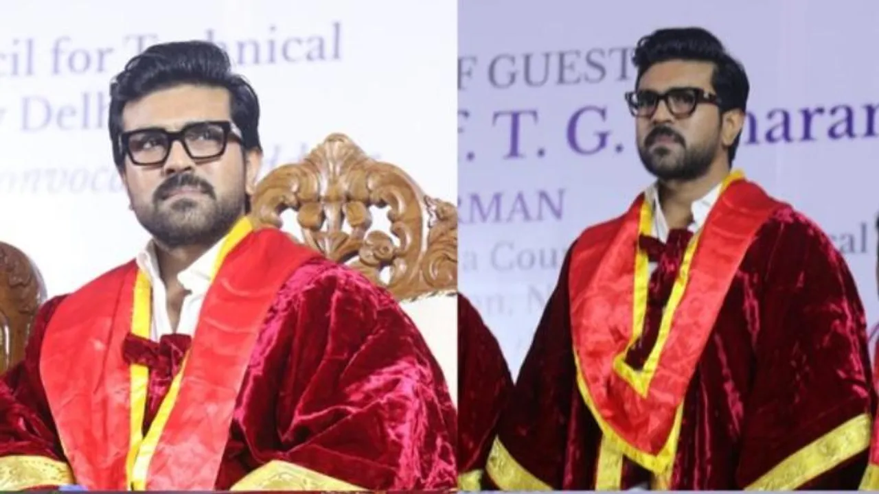 Actor Ram Charan is now Dr Ram Charan