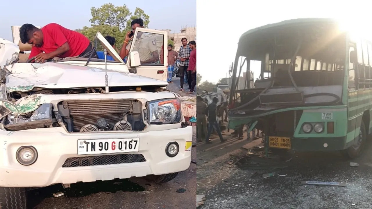 Karnataka Police official on election duty among 3 dead as bus collides with jeep