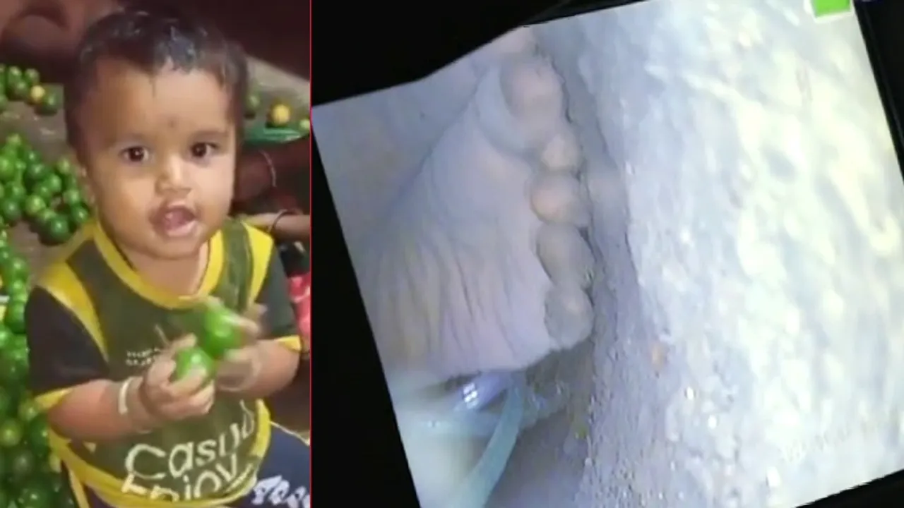 Karnataka: Officials work overnight to rescue child trapped inside 16-feet-deep borewell