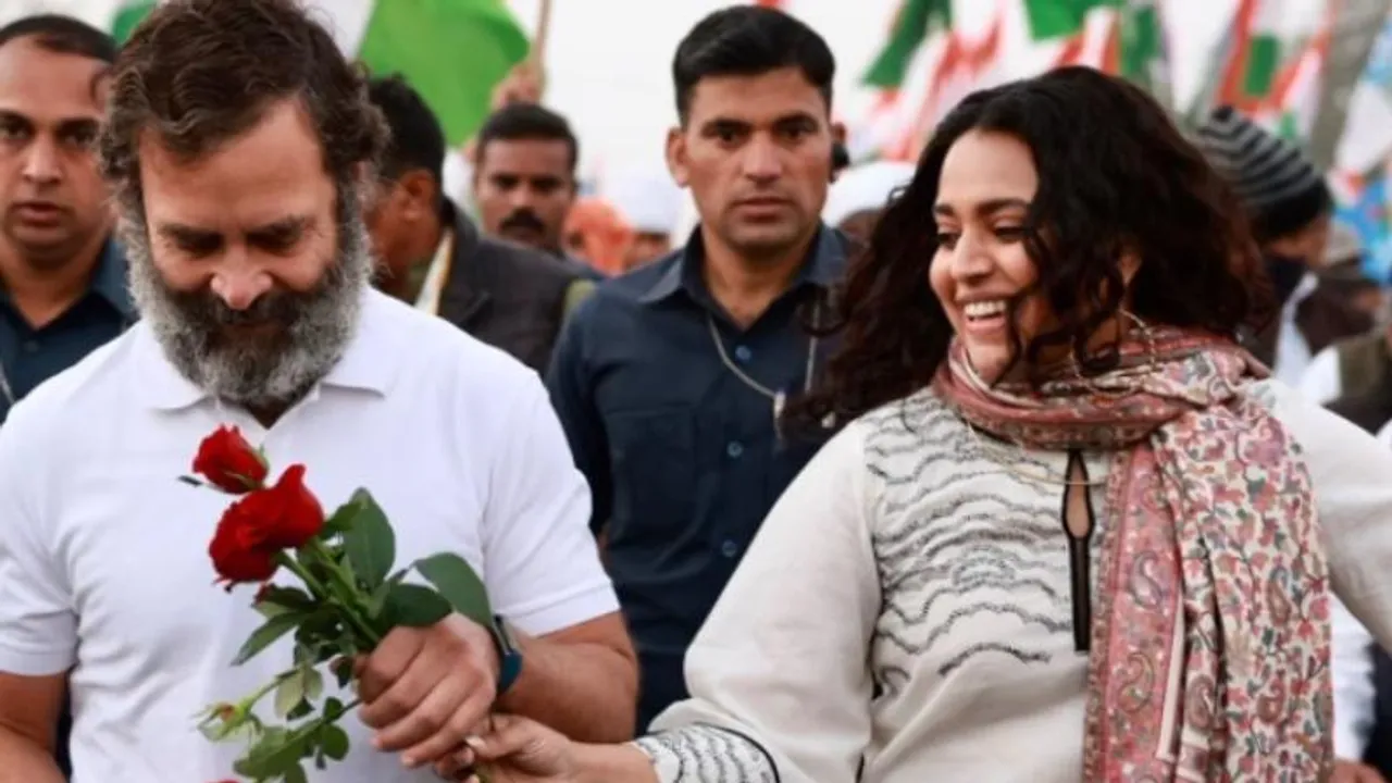‘Any politician who talks about love in our country, I will support that,’; Swara Bhasker endorses Rahul Gandhi