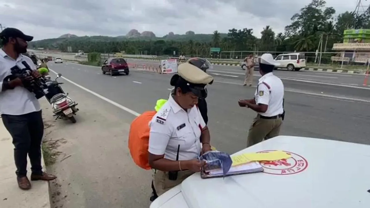 Traffic police install 71 AI-enabled cameras across Bengaluru-Mysuru expressway to monitor offences