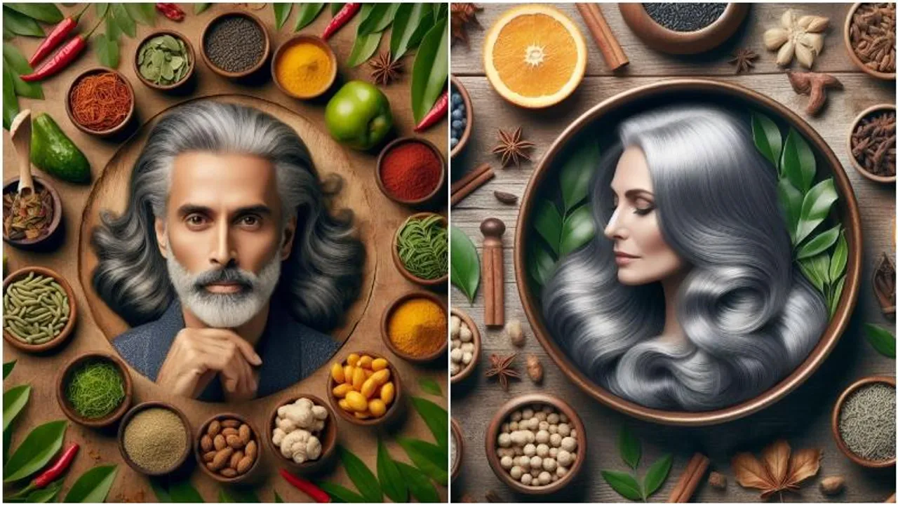 From curry leaves to ashwagandha: Exploring causes and nature's solutions for premature hair greying (PHG)