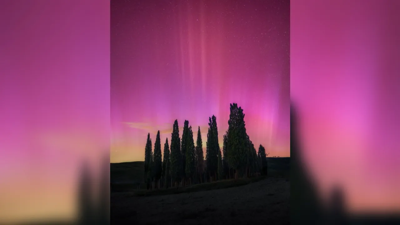 What are Northern Lights that illuminated skies worldwide amid solar storm?