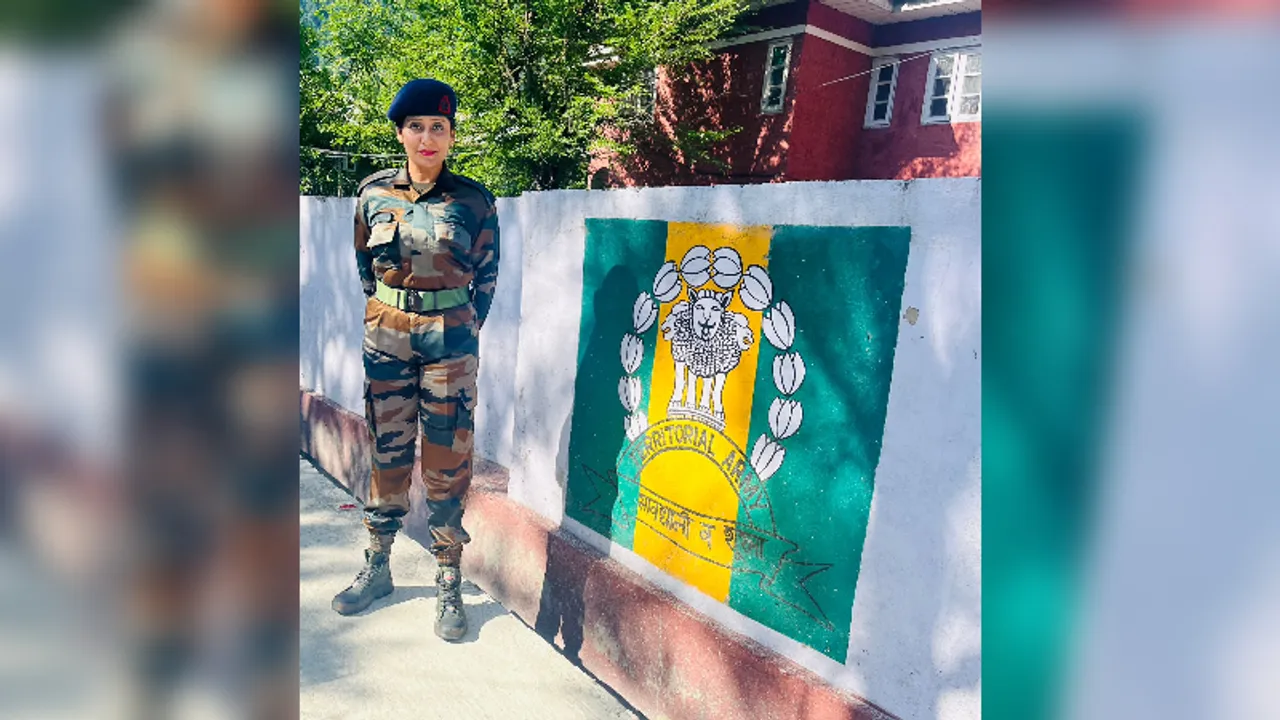 Congress spokes Bhavya Narasimhamurthy now a part of Indian Army as a Commissioned Army Officer at Territorial Army