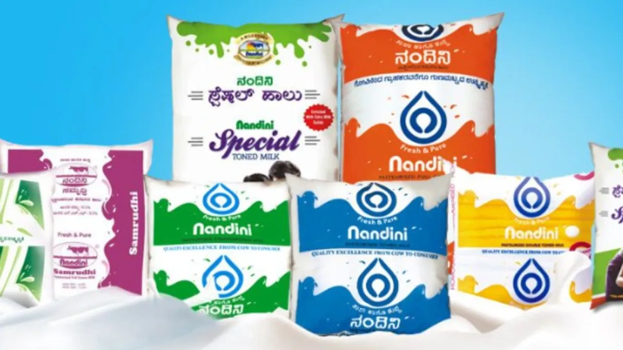 Cost of 1 litre pack of Nandini Milk increased by Rs 2; packet to contain 1050 ml of milk 