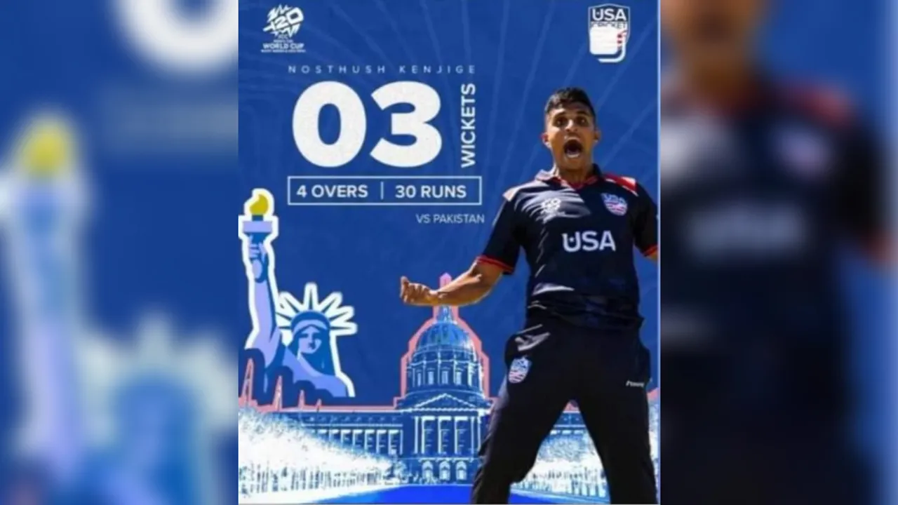 From Dayanand Sagar College in Bengaluru to US national cricket team: Tracing Nosthush Kenjige's journey!