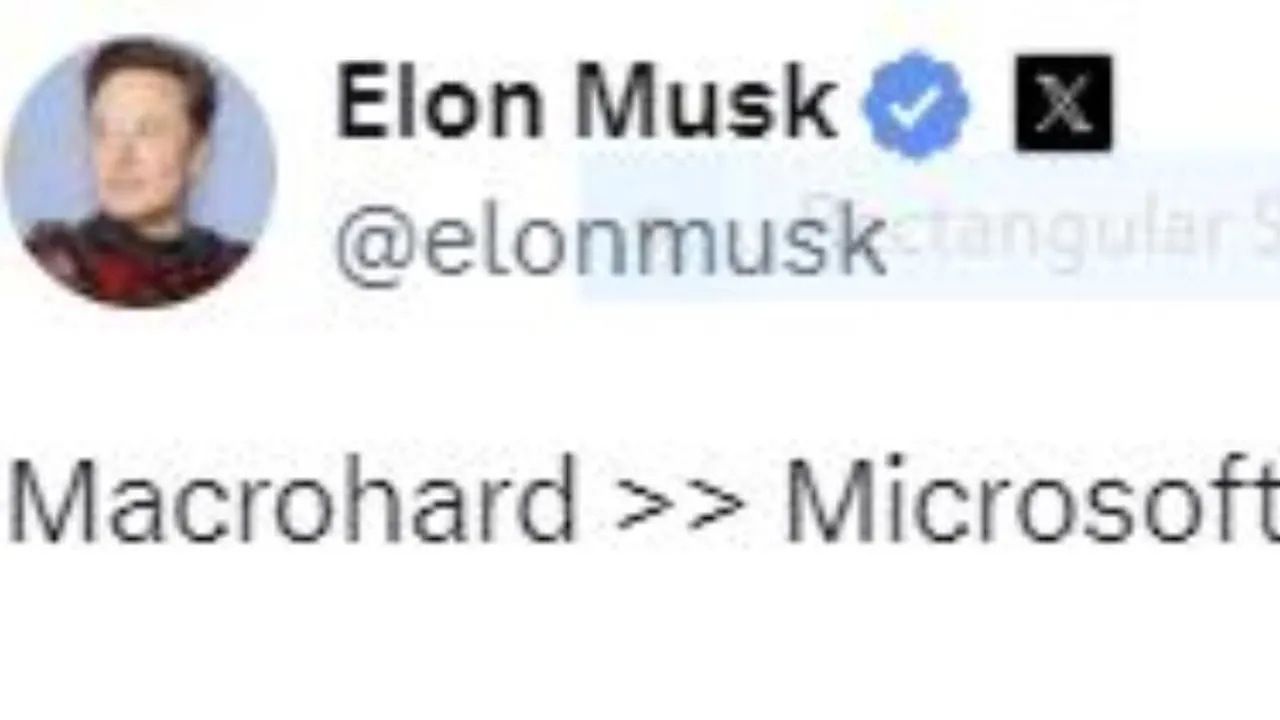 Macrohard >> Microsoft: Elon Musk mocks Microsoft cloud disruption