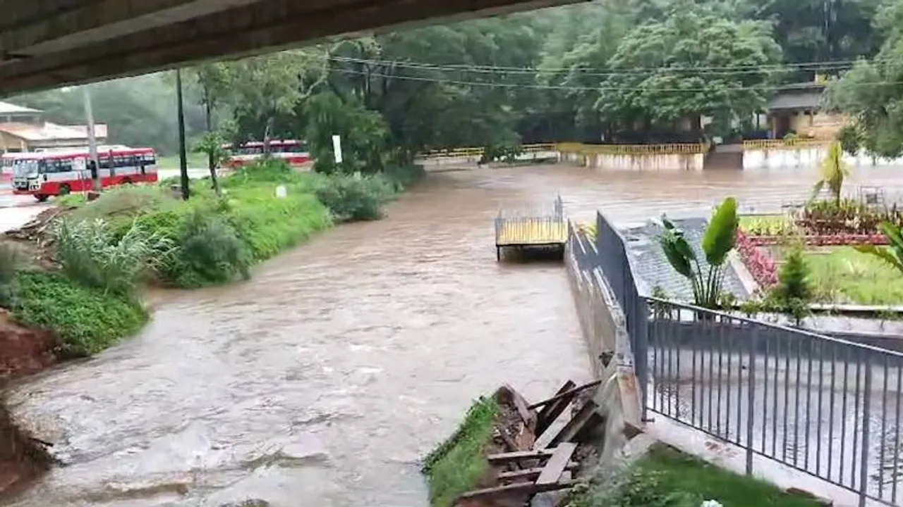 Red Alert issued in Kodagu amidst heavy rains in Kerala