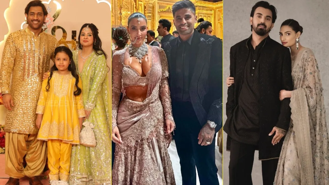 Star-studded celebrations at Anant Ambani's wedding: Cricketers steal the show