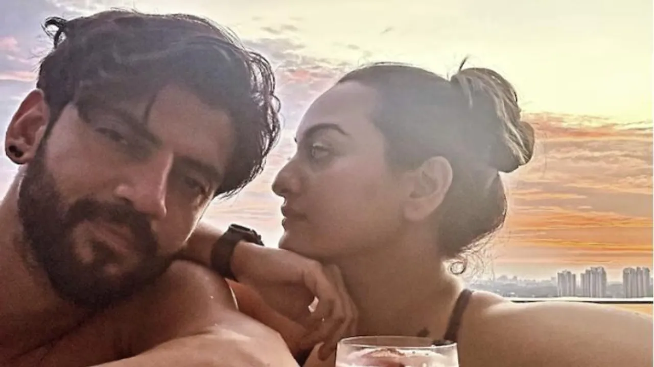 Sonakshi Sinha and Zaheer Iqbal embrace newlywed bliss with romantic sunset posts