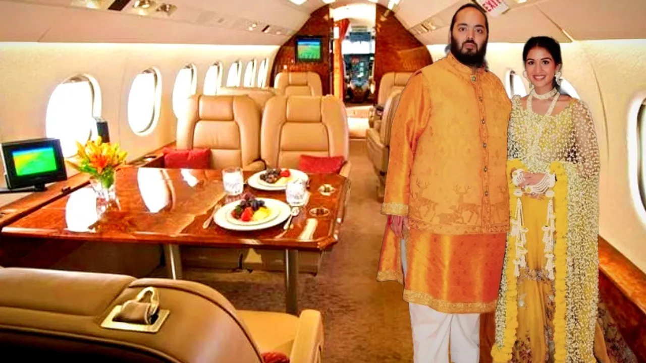 Three Falcon-2000 jets and 100 private flights ready for guests at Ambani wedding at Jio World Center tomorrow