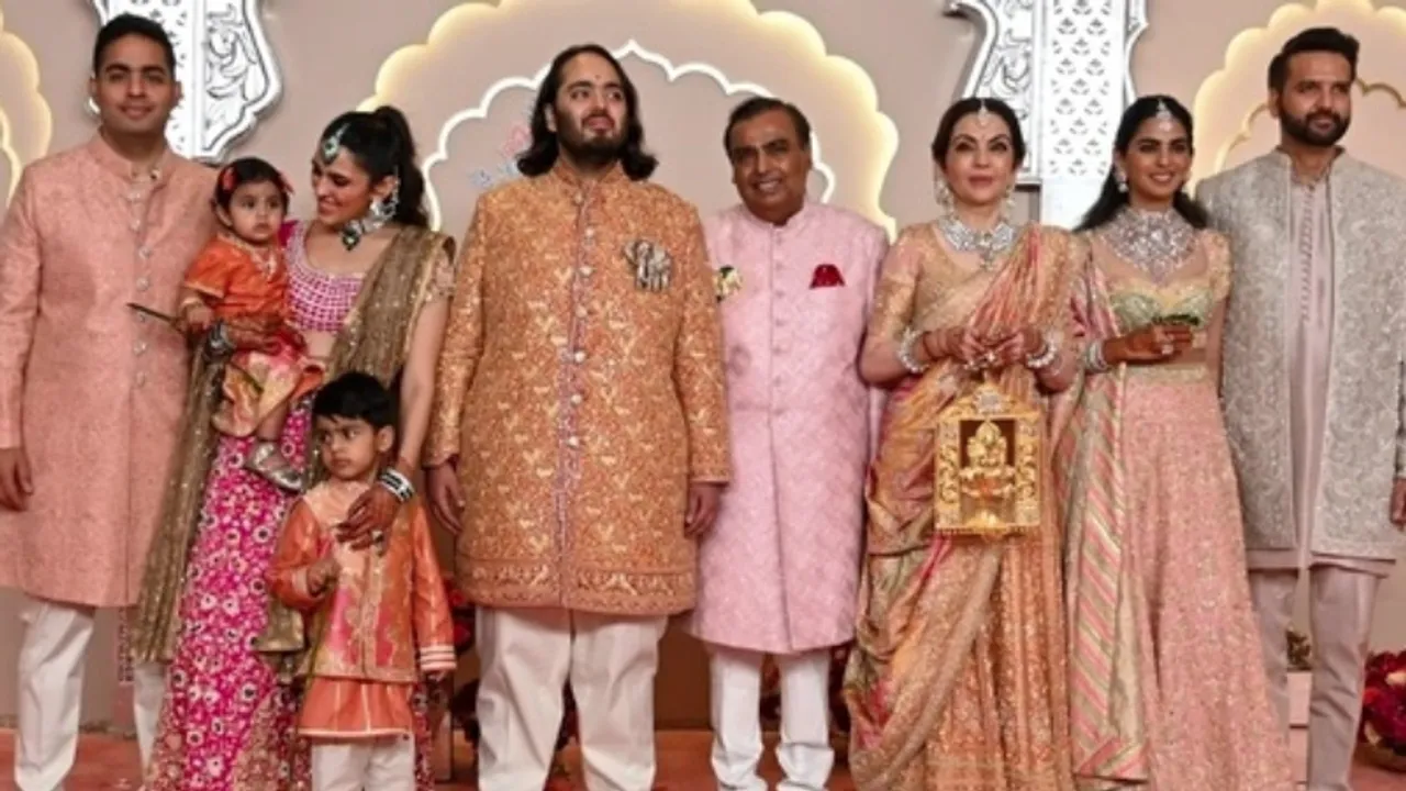 A grand celebration: Anant and Radhika's extravagant wedding commences in Mumbai