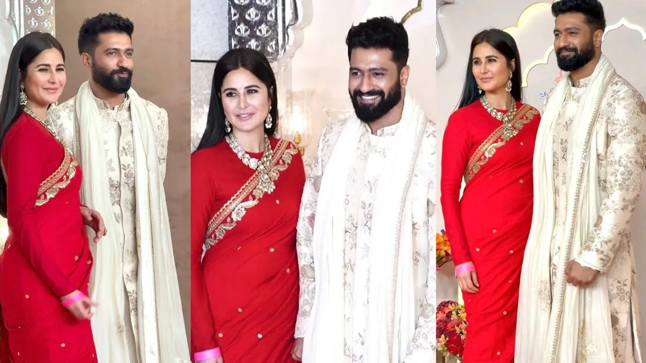 Vicky Kaushal and Katrina Kaif make royal appearance at Anant-Radhika wedding, fans notice a ‘distinct glow’ on her