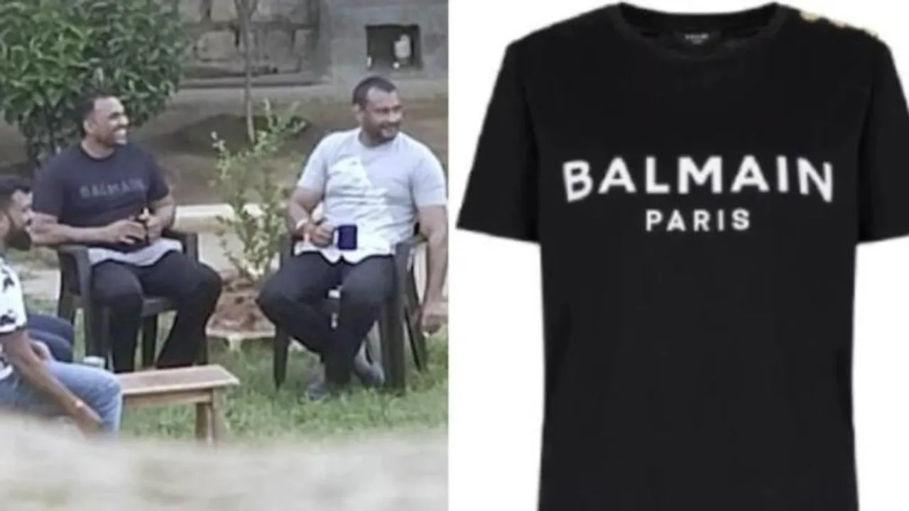 Is Wilson Garden Naga, seen with Darshan in prison, wearing a branded shirt worth Rs 40000?
