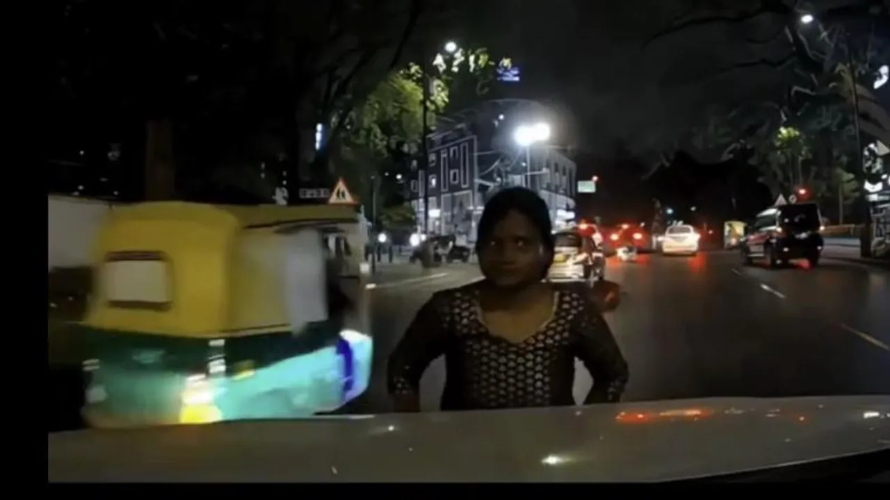 Woman caught faking accident on Bengaluru road; dashcam footage goes viral