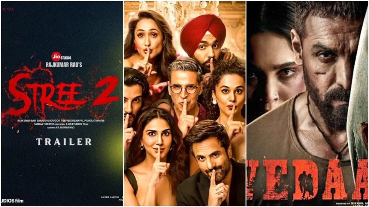 Advance booking for 'Stree 2' outpaces 'Khel Khel Mein' and 'Vedaa' ahead of Aug 15 release