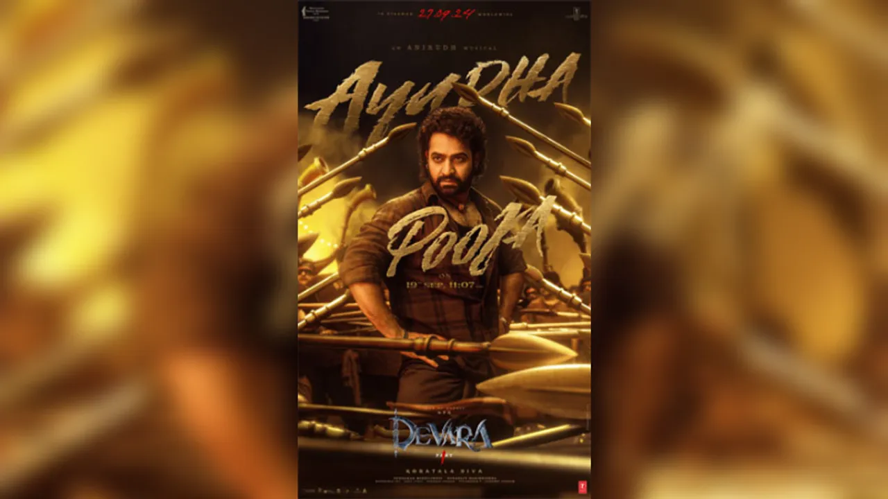 Highly anticipated ‘Ayudha Puja’ song from ‘Devara’ set for release tomorrow